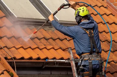 Démoussage et hydrofuge de toiture à Annelles